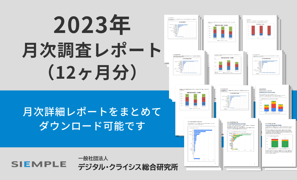 2023年月次調査レポート （12ヶ月分）