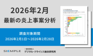 最新の炎上事案分析 （調査対象期間：2026年2月1日～2026年2月28日）